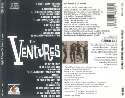 The Ventures - Flights Of Fantasy / The Ventures In Space (1996)