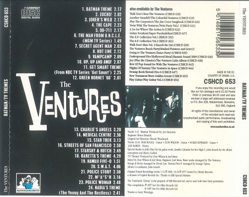 The Ventures - Batman / TV Themes (1997)