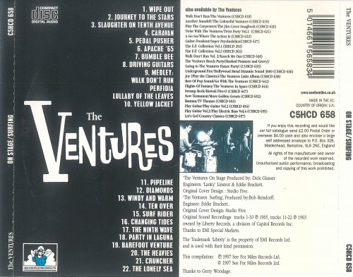 The Ventures - On Stage / Surfing (1997)