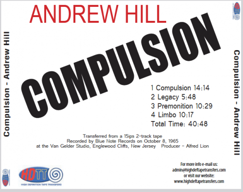 Andrew Hill - Compulsion (Master Tape Transfer) (2016) [DSD128]