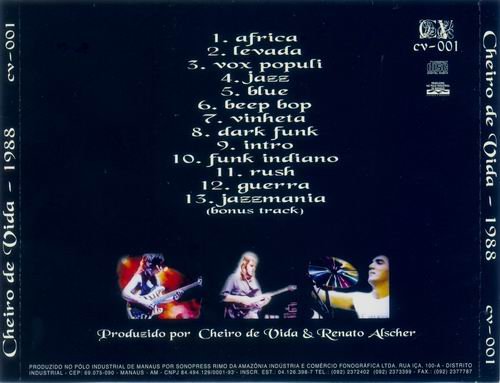 Cheiro De Vida - 1988: Vivo (2000)