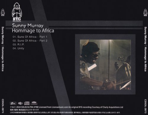 Sunny Murray - Homage to Africa (Reissue, Remastered 2025)