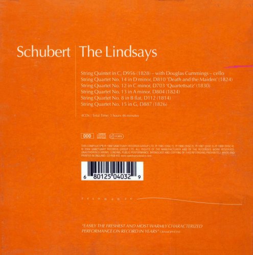 The Lindsays - Schubert: The Late String Quartets, String Quintet (2004)