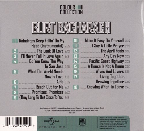 Burt Bacharach - Colour Collection (2007)