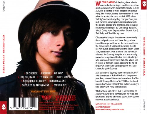 Steve Perry - Street Talk (1984) [2024 Rock Candy Remastered]
