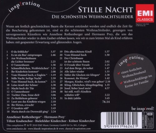 Anneliese Rothenberger, Hermann Prey - Stille Nacht - Die Schönsten Weihnachtslieder (2010)