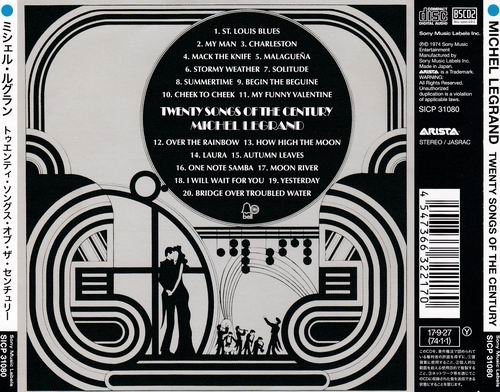 Michel Legrand - Twenty Songs Of The Century (2017) CD Rip