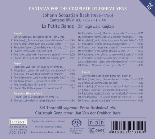 Sigiswald Kuijken - Bach: Cantatas for the Complete Liturgical Year Vol.10 (2010) [SACD]