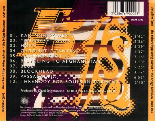 The Robert Fripp String Quintet - The Bridge Between (1993)