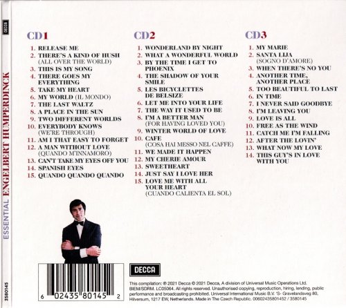 Engelbert Humperdinck - Essential (2021) [3CD]