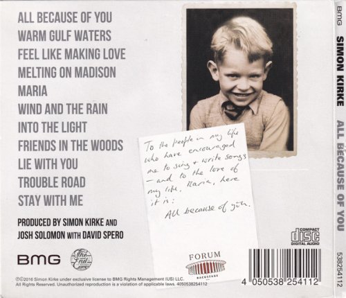 Simon Kirke (ex-Bad Company, Free) - All Because Of You (2016)