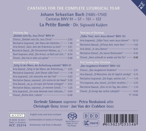 Sigiswald Kuijken - Bach: Cantatas for the Complete Liturgical Year Vol.14 (2011) [SACD]