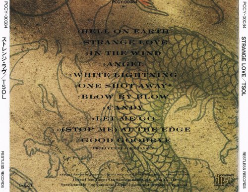 T.S.O.L. - Strange Love (1990) [Japanese Edition]