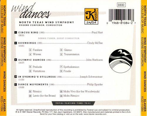 Eugene Migliaro Corporon - Wind Dances (1997)