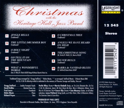 Heritage Hall Jazz Band - Christmas With The Heritage Hall Jazz Band (1995)