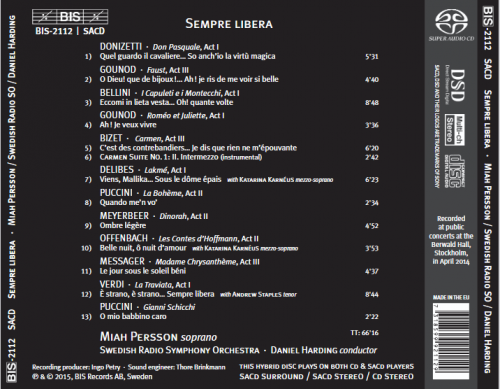 Miah Persson - Sempre Libera (2015)