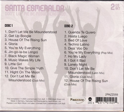 Santa Esmeralda - Don't Let Me Be Misunderstood (2 CD) (2005)