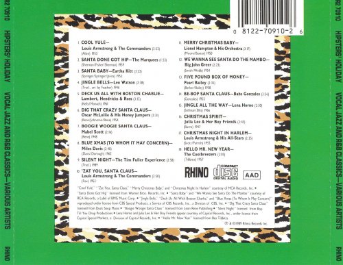 VA - Hipsters' Holiday: Vocal Jazz & R&B Classics (1989)