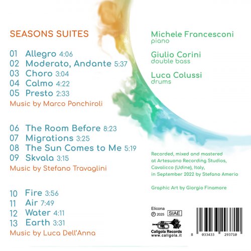 Michele Francesconi, Giulio Corini, Luca Colussi - Seasons (Three Suites for Piano Trio) (2025)