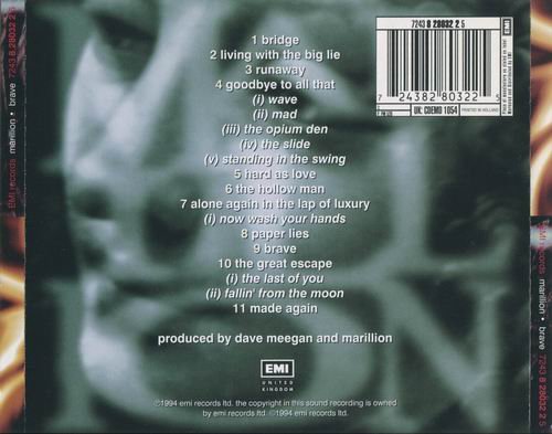 Marillion - Brave (1994) CD Rip