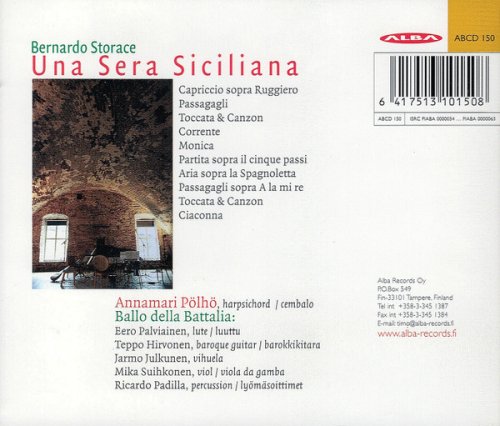 Annamari Pölhö, Ballo della Battalia - Storace: Una Sera Siciliana (2000)