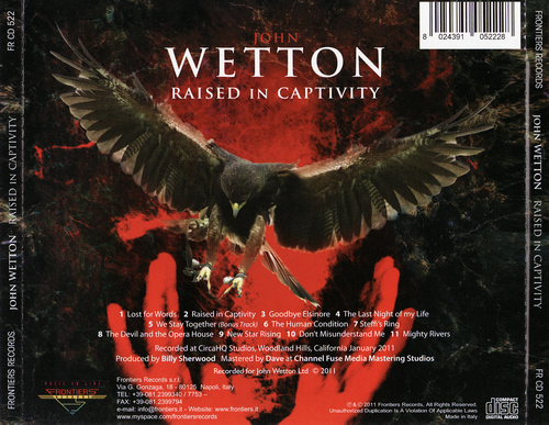 John Wetton - Raised In Captivity (2011) CD Rip