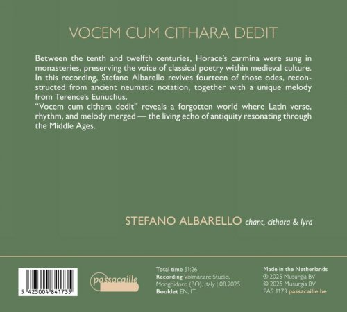 Stefano Albarello - Vocem cum cithara dedit (2026) Hi-Res