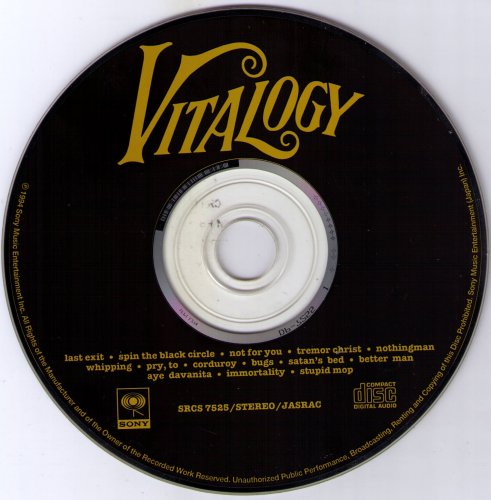 Pearl Jam - Vitalogy (1994) [Japanese Edition]