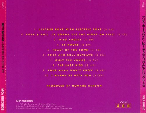 Pretty Boy Floyd - Leather Boyz With Electric Toyz (1989) [Japanese Edition]