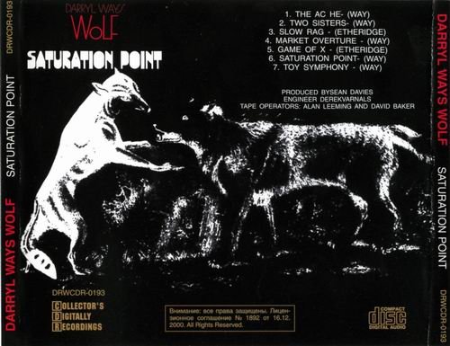 Darryl Way's Wolf - Saturation Point (1973)