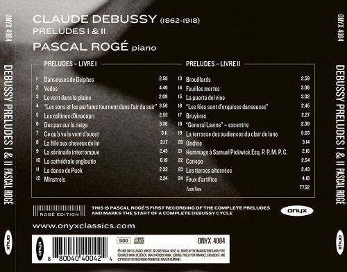 Pascal Rogé - Debussy: Preludes I & II (2005) [Hi-Res]