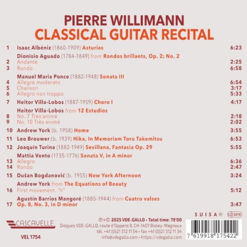 Pierre Willimann - Classical Guitar Recital (2025)