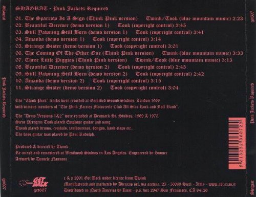 Shagrat - Pink Jackets Required (1970)