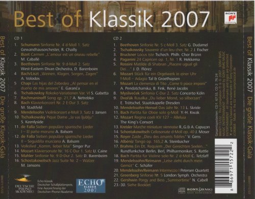 VA - Best of Klassik 2007 (2007)