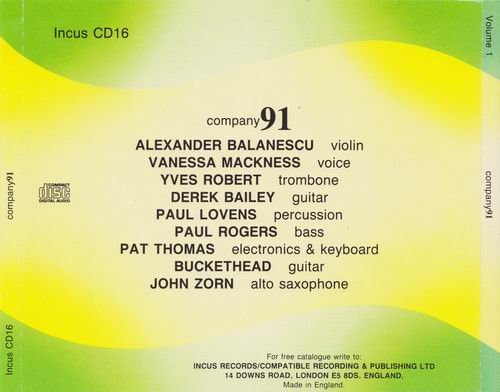 Company 91 - Company 91 Volume 1 (1994)