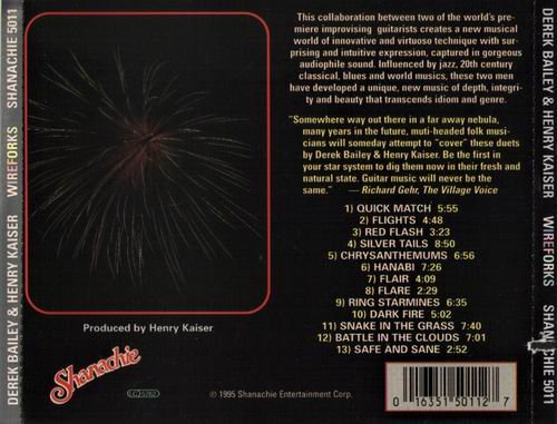 Derek Bailey & Henry Kaiser - Wireforks (1995)
