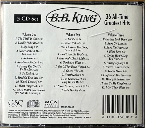B.B. King - 36 All-Time Greatest Hits (1996)
