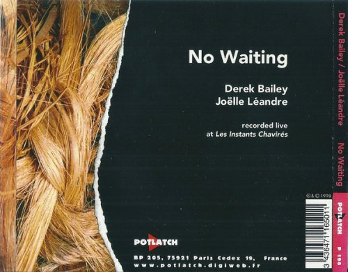 Derek Bailey, Joelle Leandre - No Waiting (1997)