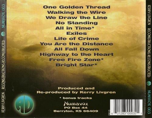 Kerry Livgren AD - Reconstructions Reconstructed (1986)