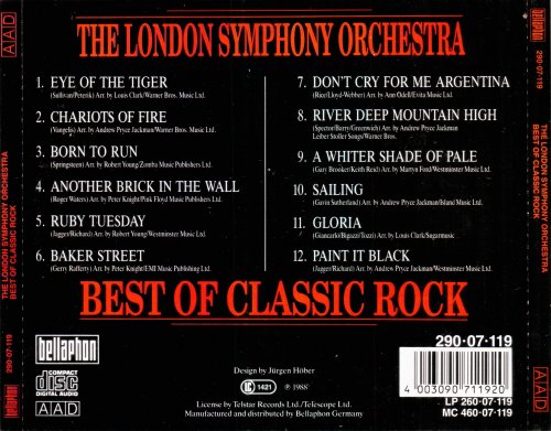 The London Symphony Orchestra - Best Of Classic Rock (1988)