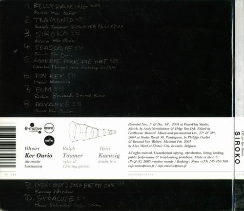 Olivier Ker Ourio, Ralph Towner, Heiri Kaenzig - Siroko (2005)