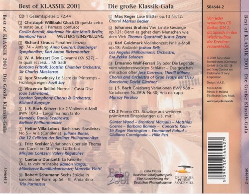 VA - Best of Klassik 2001 (2001)
