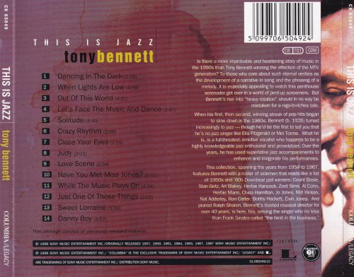 Tony Bennett - This Is Jazz (1998)