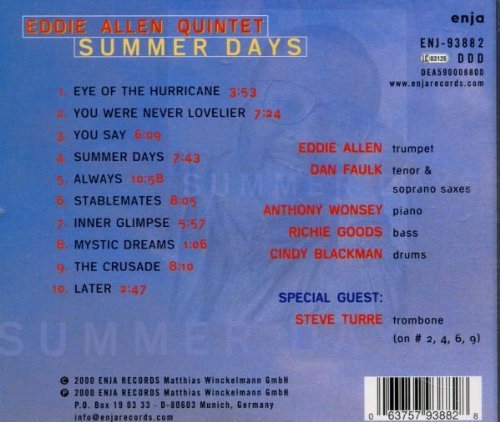 Eddie Allen Quintet - Summer Days (2000)