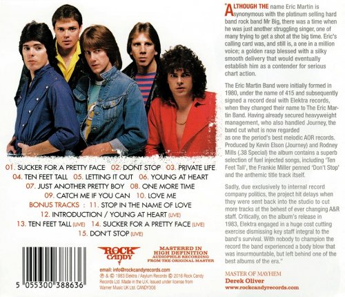 The Eric Martin Band - Sucker For A Pretty Face (1983) [2016 Rock Candy Remastered]