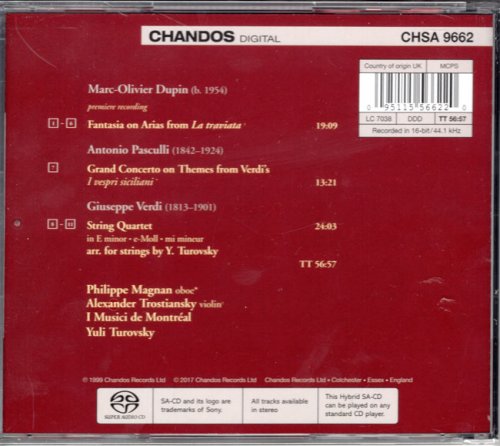 Yuli Turovsky, I Musici de Montréal - Verdi & Variations (1999) [2017 SACD]