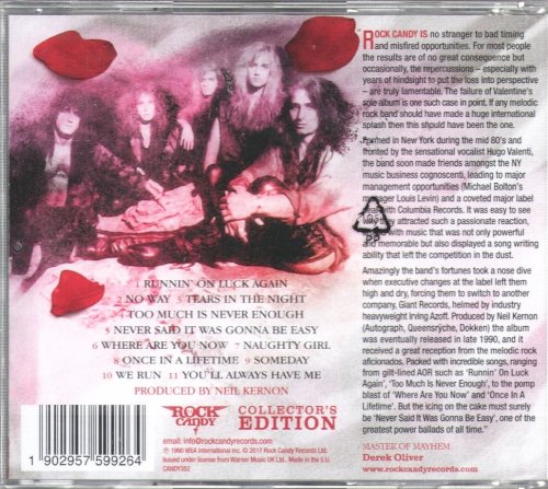 Valentine - Valentine (1989) [2017 Rock Candy Remastered]