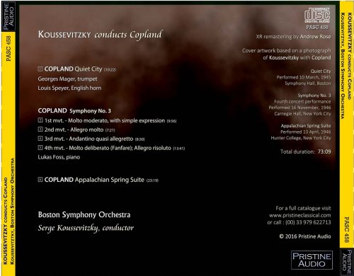Serge Koussevitzky - Copland: Quiet City, Symphony No. 3, Appalachian Spring (1945) [2016] Hi-Res
