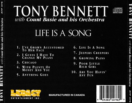 Tony Bennett With Count Basie And His Orchestra - Life Is A Song (1998)