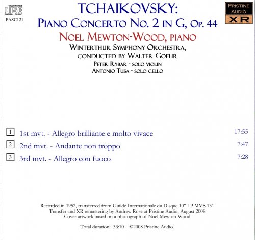 Noel Mewton-Wood, Walter Goehr - Tchaikovsky: Piano Concerto No. 2 (1952) [2007]